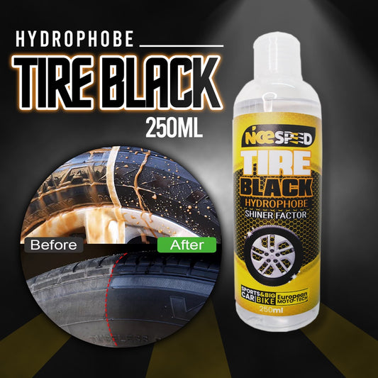 Tire Black Tire Gloss Shine Tire Conditioner For Car & Motor With Free Sponge by Nice Speed PH