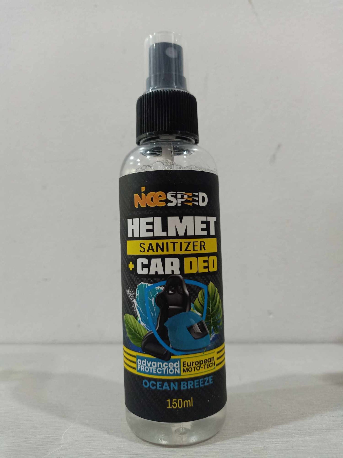 Helmet & Car Deodorizer Spray Antibacterial & Air Disinfectant Freshener By Nice Speed PH