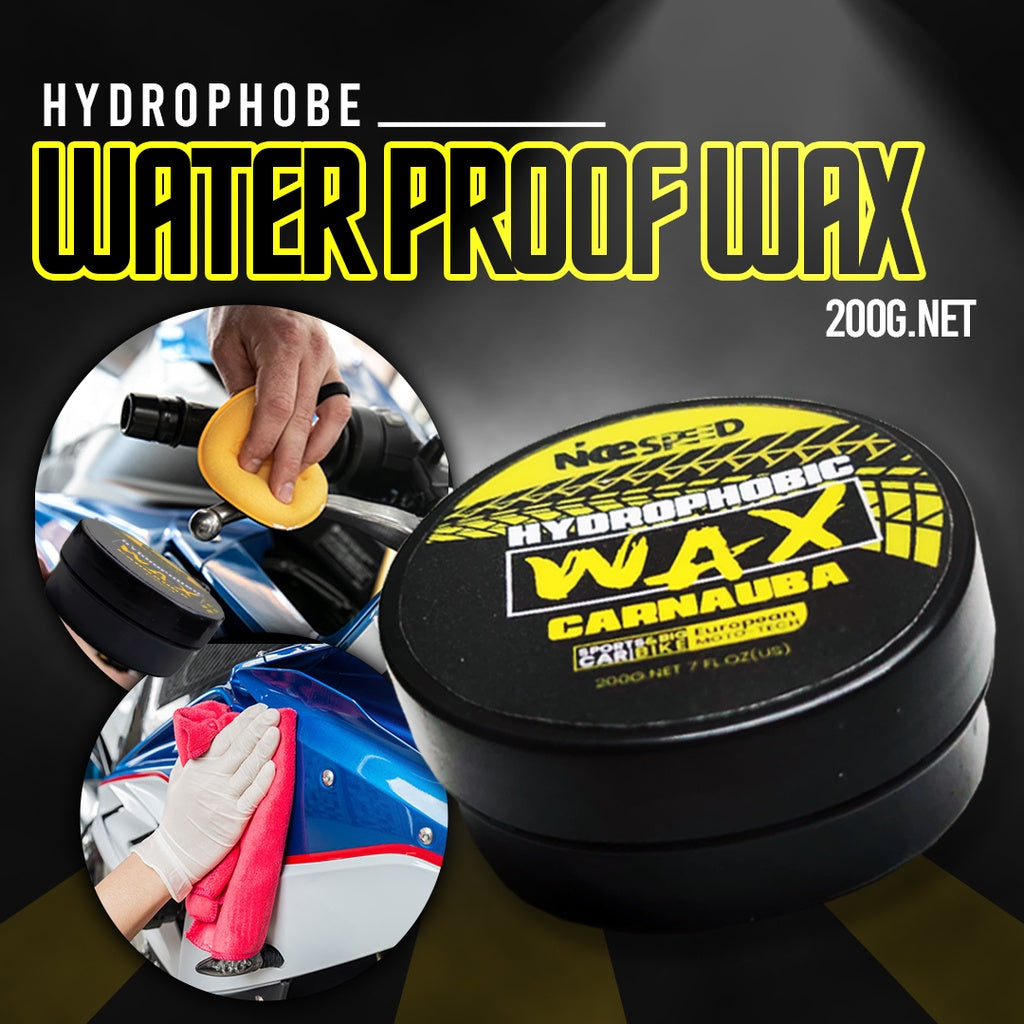 Water Proof Hydrophobic Wax Pure Carnauba by Nice Speed with Free FOAM Applicator