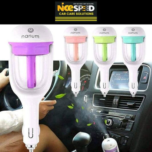 Car Humidifier Mini Air Car Steam Humidifier Aroma Diffuser Purifier 12V Car Aroma Air Purifier